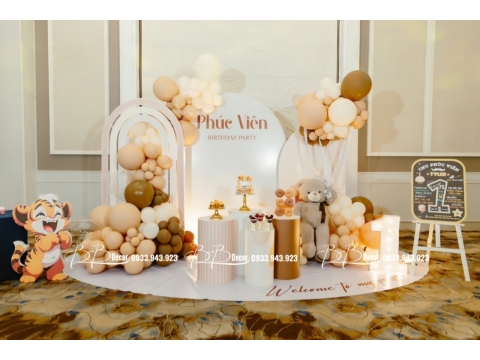 SINH NHẬT BÉ TRAI NHÀ BB DECOR