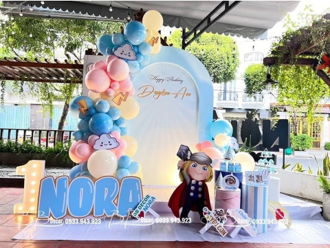 Sinh Nhật Bé Gái Nhà BB Decor