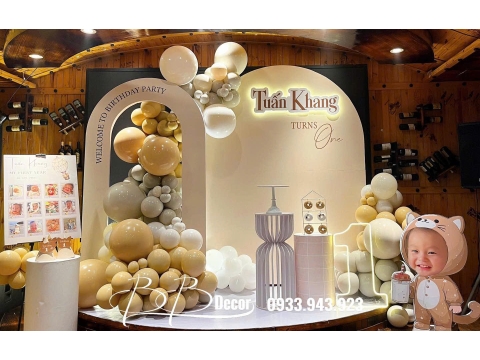 SINH NHẬT BÉ TRAI NHÀ BB DECOR
