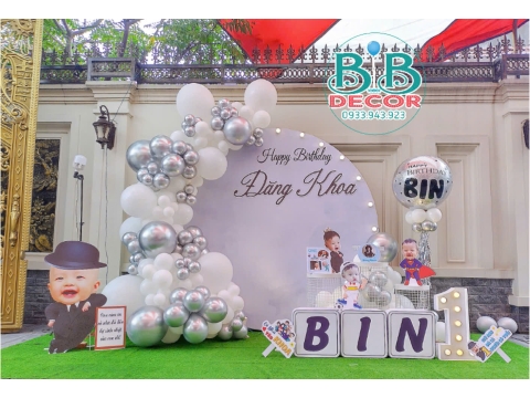 SINH NHẬT BÉ TRAI NHÀ BB DECOR