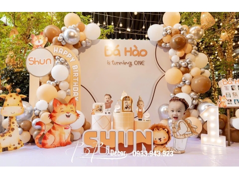 SINH NHẬT BÉ TRAI NHÀ BB DECOR