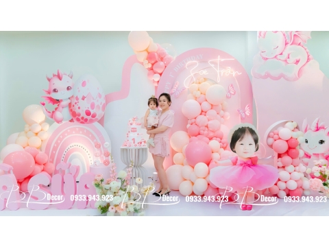 Sinh Nhật Bé Gái Nhà BB Decor