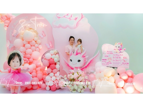 Sinh Nhật Bé Gái Nhà BB Decor