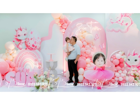 Sinh Nhật Bé Gái Nhà BB Decor