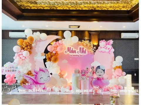 Sinh Nhật Bé Gái Nhà BB Decor