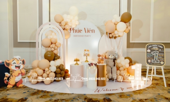SINH NHẬT BÉ TRAI NHÀ BB DECOR