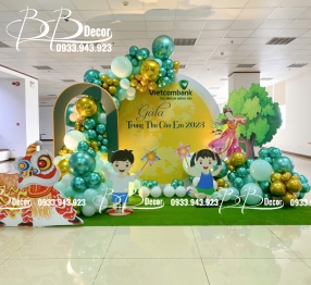 Mẫu Trang Trí Sự Kiện Ngân Hàng Vietcombank 