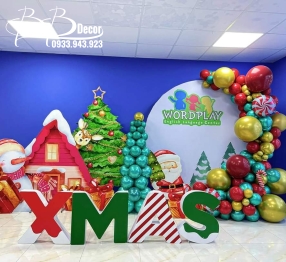 Mẫu Trang Trí Sự Kiện Noel WORDPLAY 