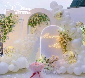 Cổng Cưới Bong Bóng Thiết Kế 