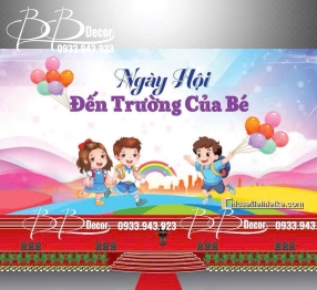 TRANG TRÍ TRƯỜNG HỌC HÌNH 48