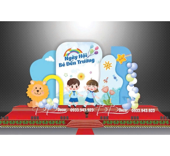 TRANG TRÍ TRƯỜNG HỌC HÌNH 30