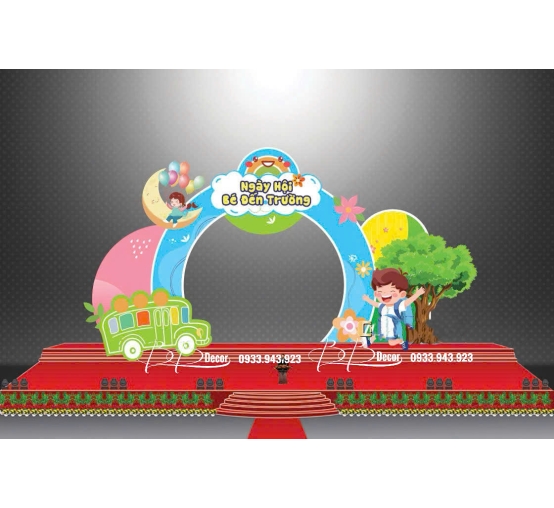 TRANG TRÍ TRƯỜNG HỌC HÌNH 36