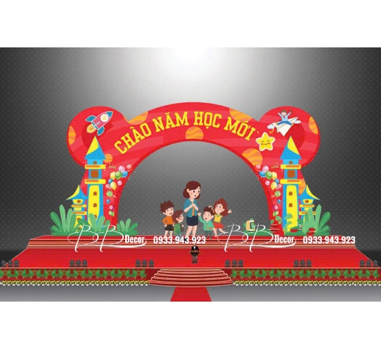 TRANG TRÍ TRƯỜNG HỌC HÌNH 42